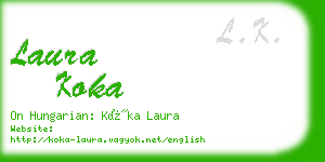 laura koka business card